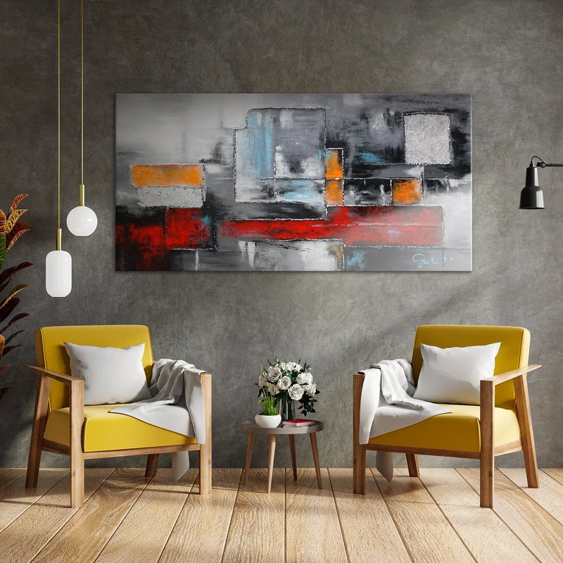 Handgemalte bilder acryl abstrakt "Abstraktion"