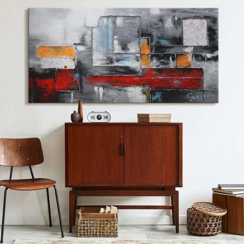 Handgemalte bilder acryl abstrakt "Abstraktion"