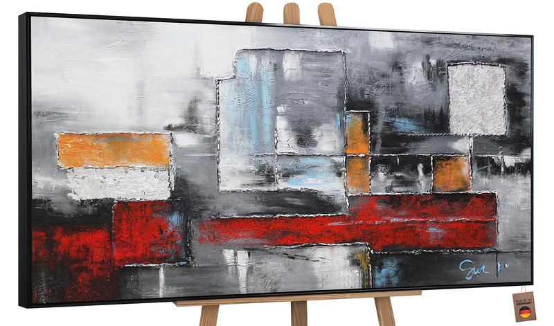 Handgemalte bilder acryl abstrakt "Abstraktion"