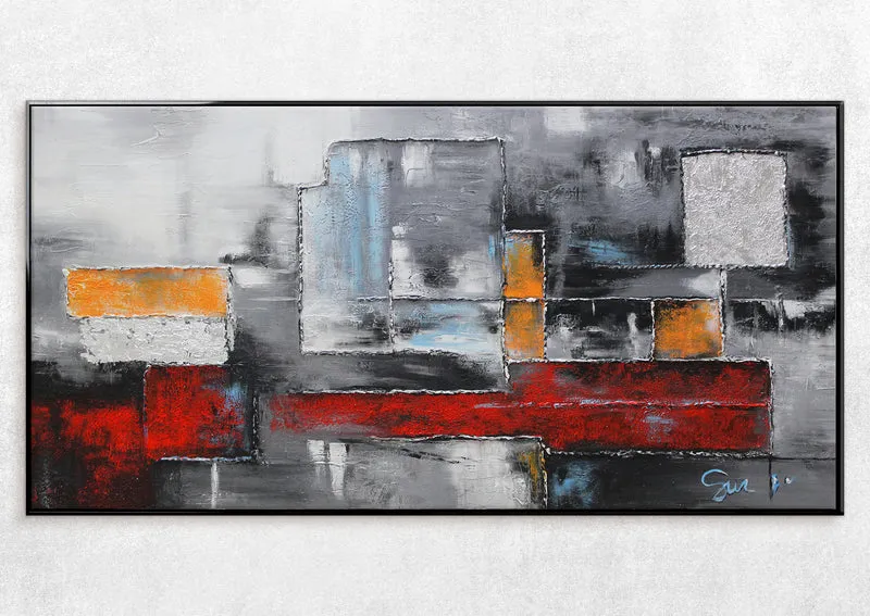Handgemalte bilder acryl abstrakt "Abstraktion"