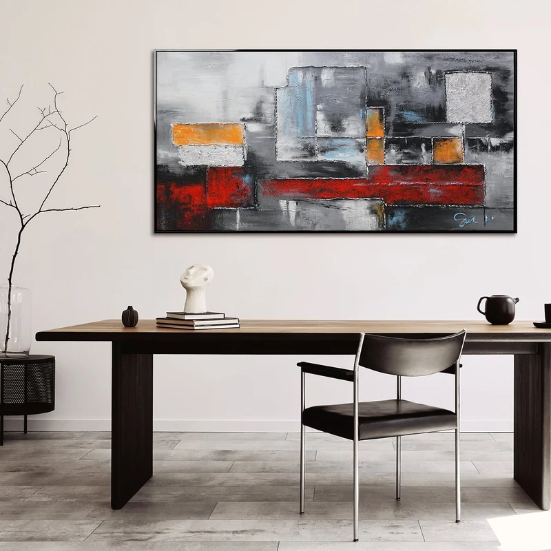 Handgemalte bilder acryl abstrakt "Abstraktion"