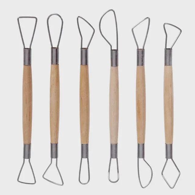 Pottery Tools Double-Ended 8" Wire Set 6