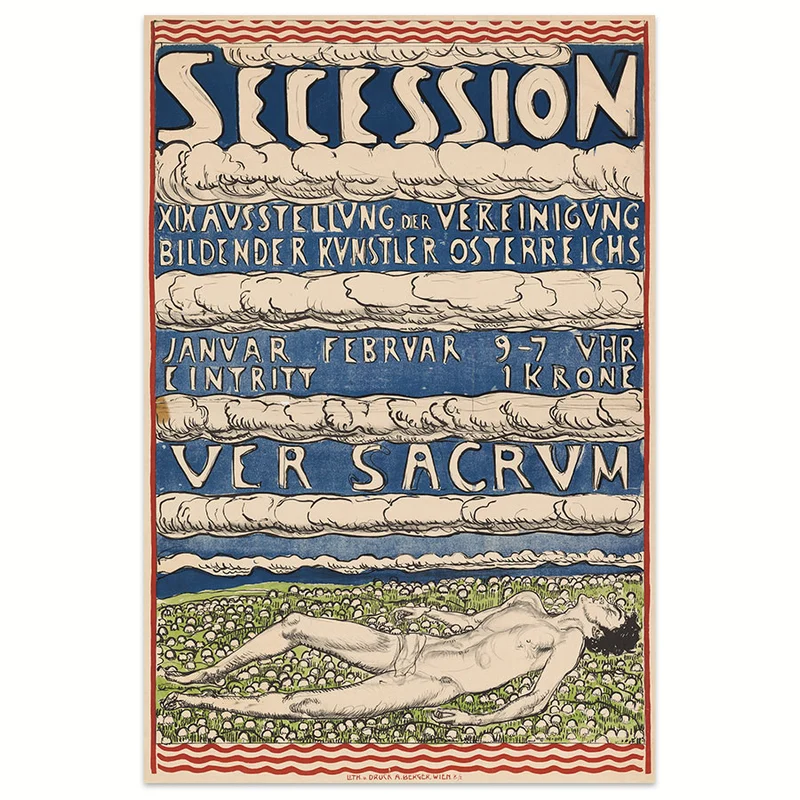 Plakat zur Ausstellung 1904