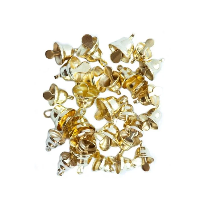 Gold Decorative Bells, 30 Pieces