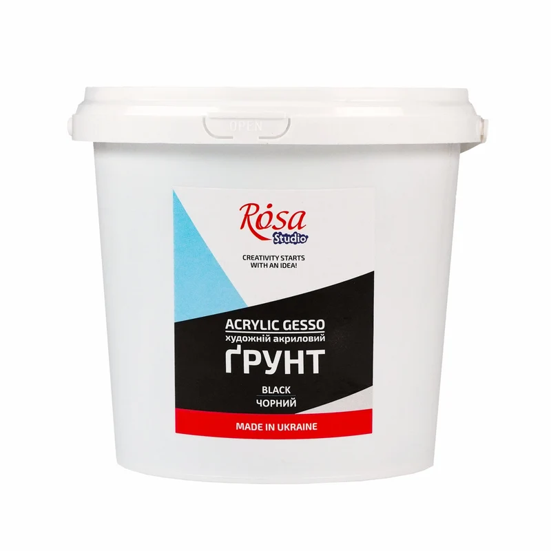 ROSA Studio Black Acrylic Gesso