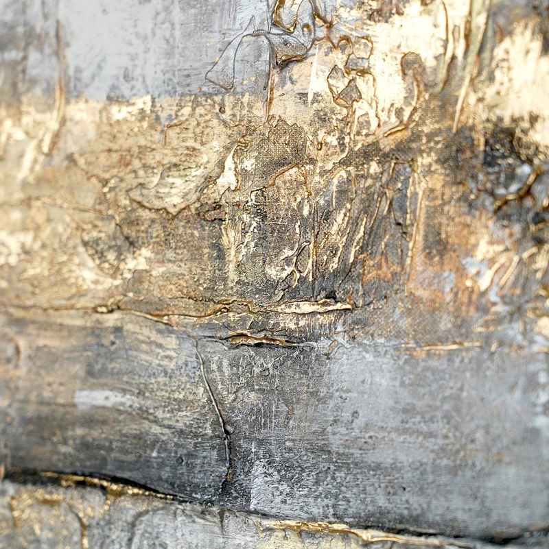 „Farbmagie“ – Handgemaltes Triptychon Modern mit grauem Rahmen