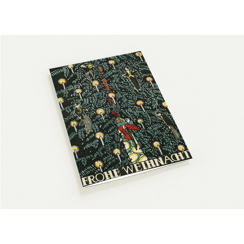 Set mit 10 Weihnachtskarten der Wiener Werkstätte