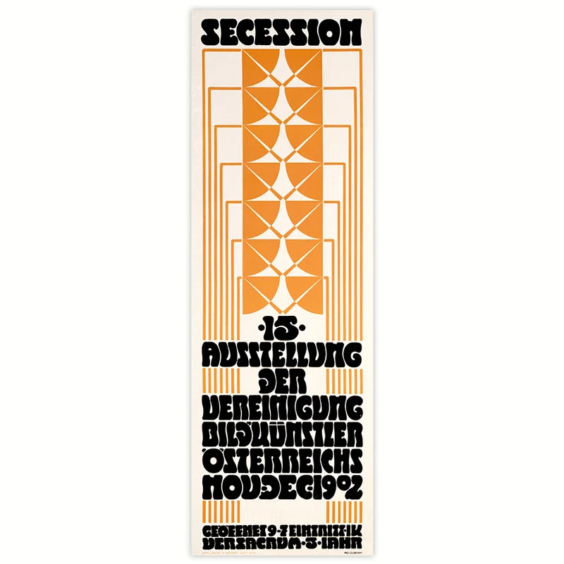 Plakat zur Ausstellung 1902