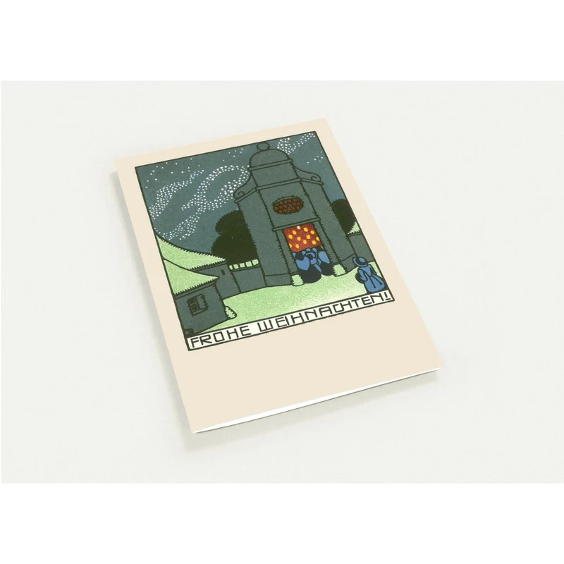 Set von 10 Wiener Werkstätte Weihnachtskarten