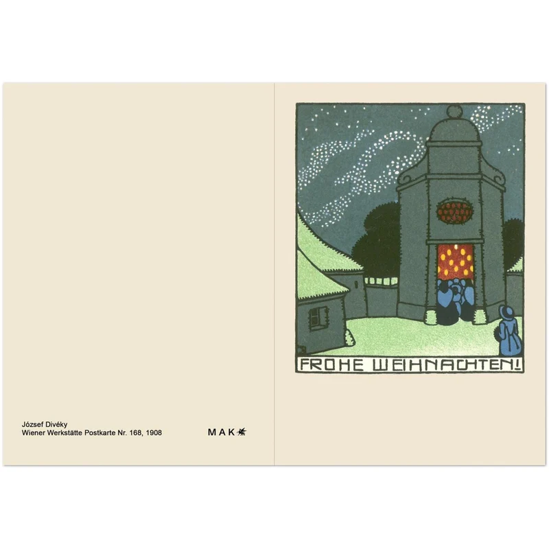 Set von 10 Wiener Werkstätte Weihnachtskarten