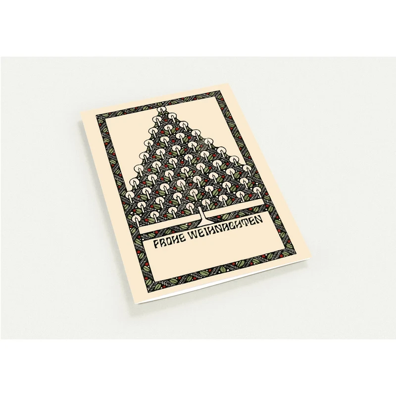 Set mit 10 Weihnachtskarten der Wiener Werkstätte