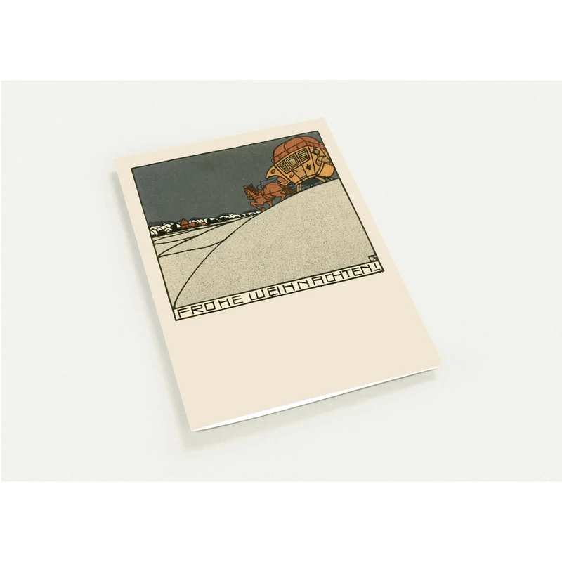 Set mit 10 Weihnachtskarten der Wiener Werkstätte