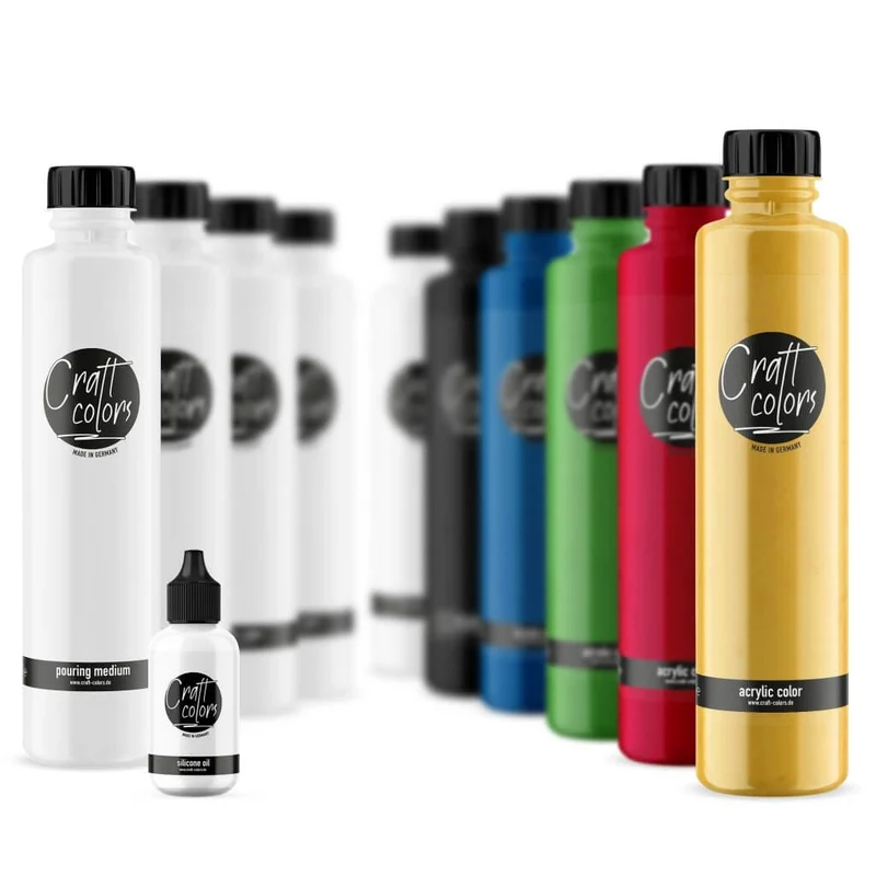 Pouring Set | XL inkl. Pouring Medium & Silikon Öl