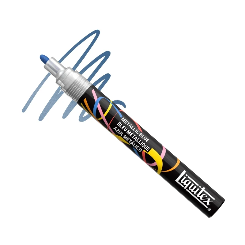 Liquitex - Acrylic Paint Marker 2mm - Metallic Blue