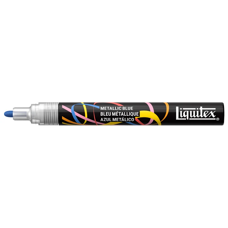 Liquitex - Acrylic Paint Marker 2mm - Metallic Blue