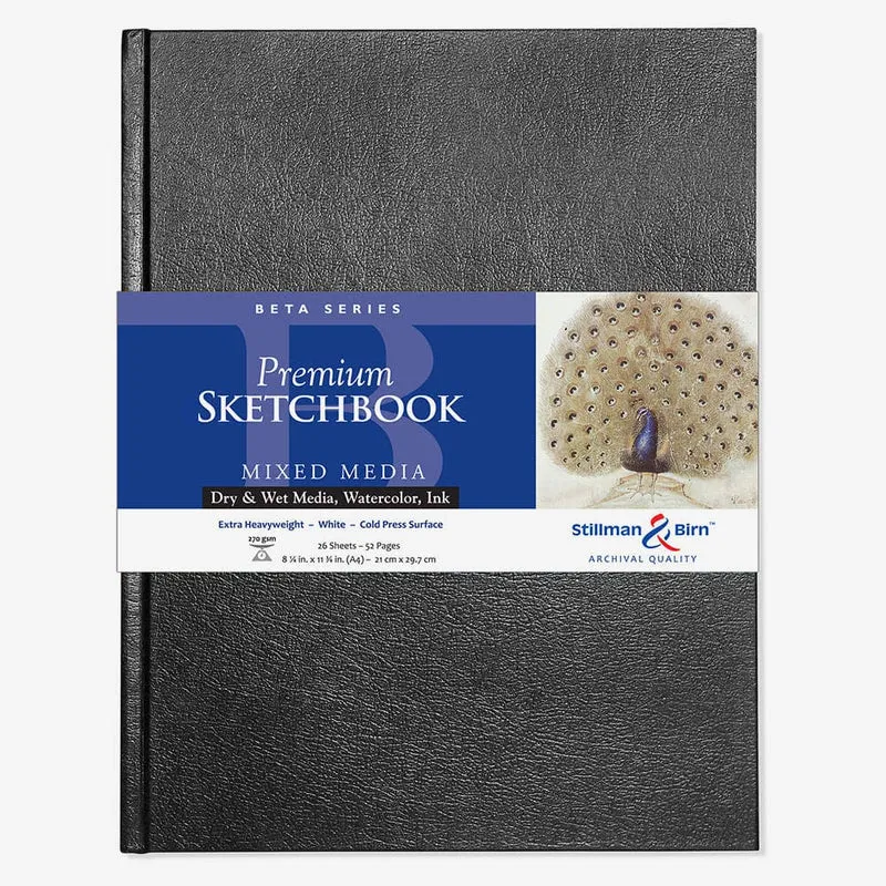 Beta Series Premium Hardbound Mixed Media Sketchbook