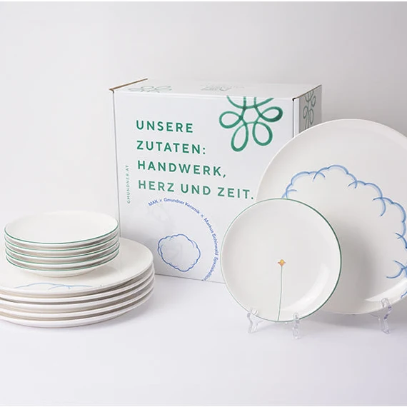 MAK × Gmundner Keramik × Markus Schinwald Teller-Spezialedition 2025