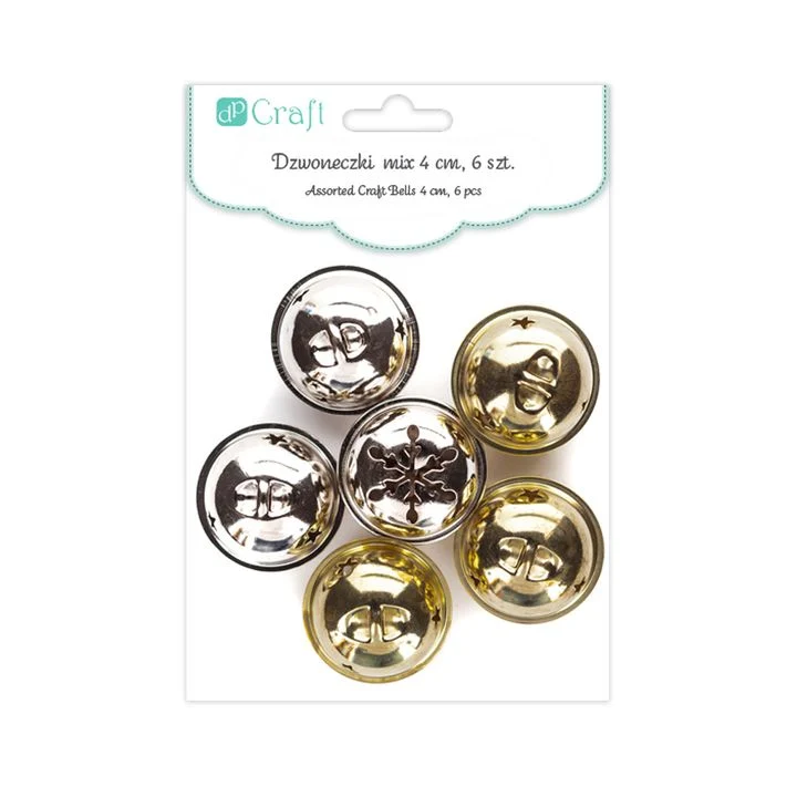 Decorative Jingle Bells, Set of 6