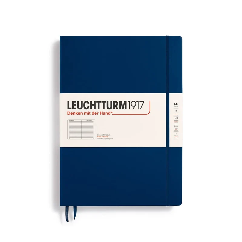 Leuchtturm1917 Notebook Master Slim Ruled A4 100gsm