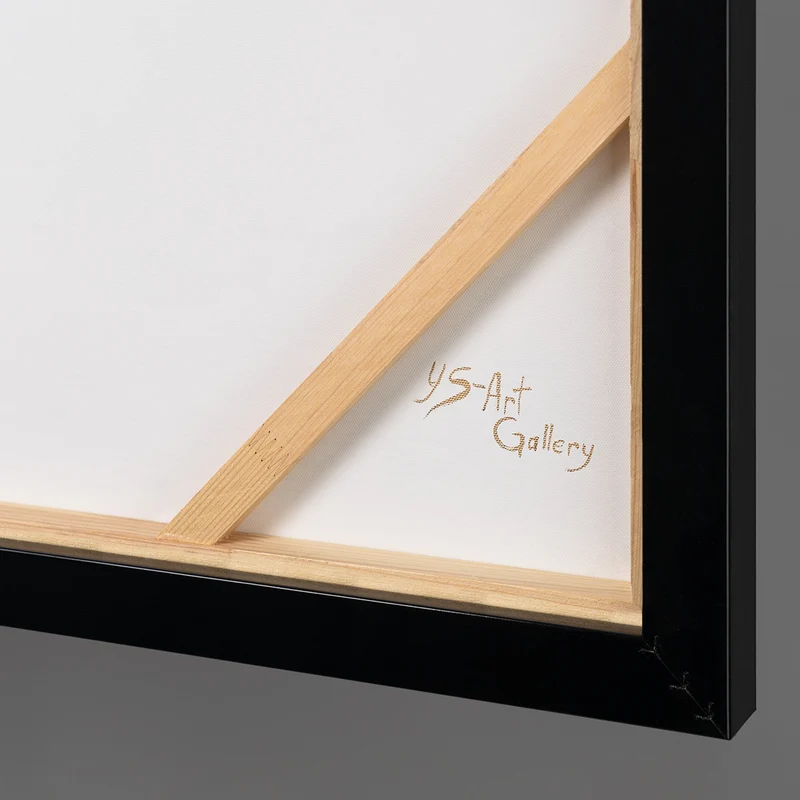 Lead Inspire Elevate – handgemaltes Wandbild fürs Büro mit 3D-Relief, 140 × 70 cm