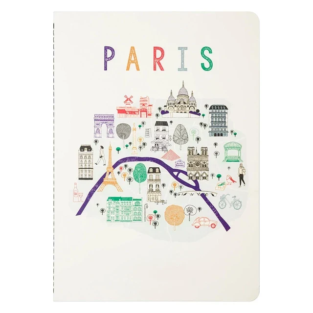 Herbin Colours of Paris Notebooks A5 Lined