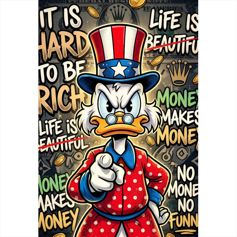 Poster Money Makes Money Hochformat
