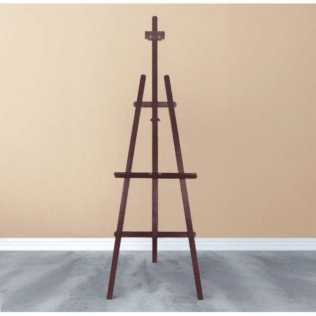 Sinoart Lyre Easel Espresso Pine Wood