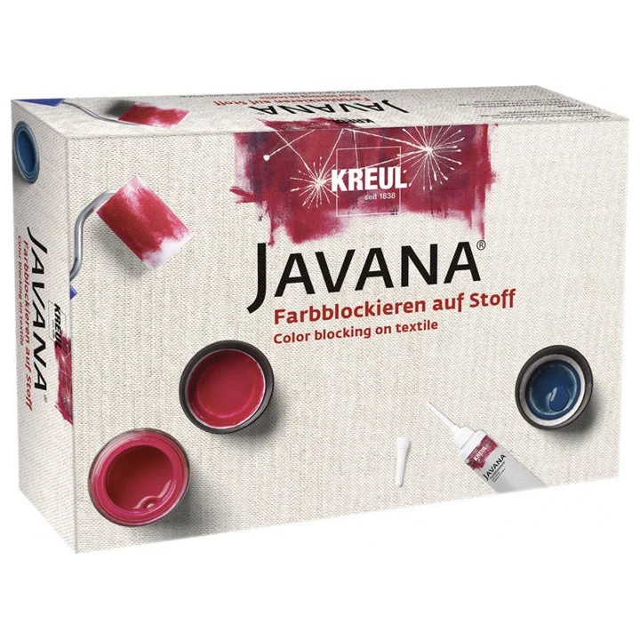 JAVANA KREUL Fabric Paint Set with Resist Technique