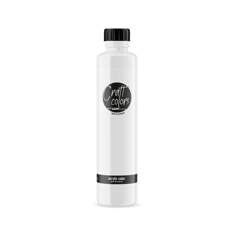 Acrylfarbe Weiß | 750ml | Made in Germany