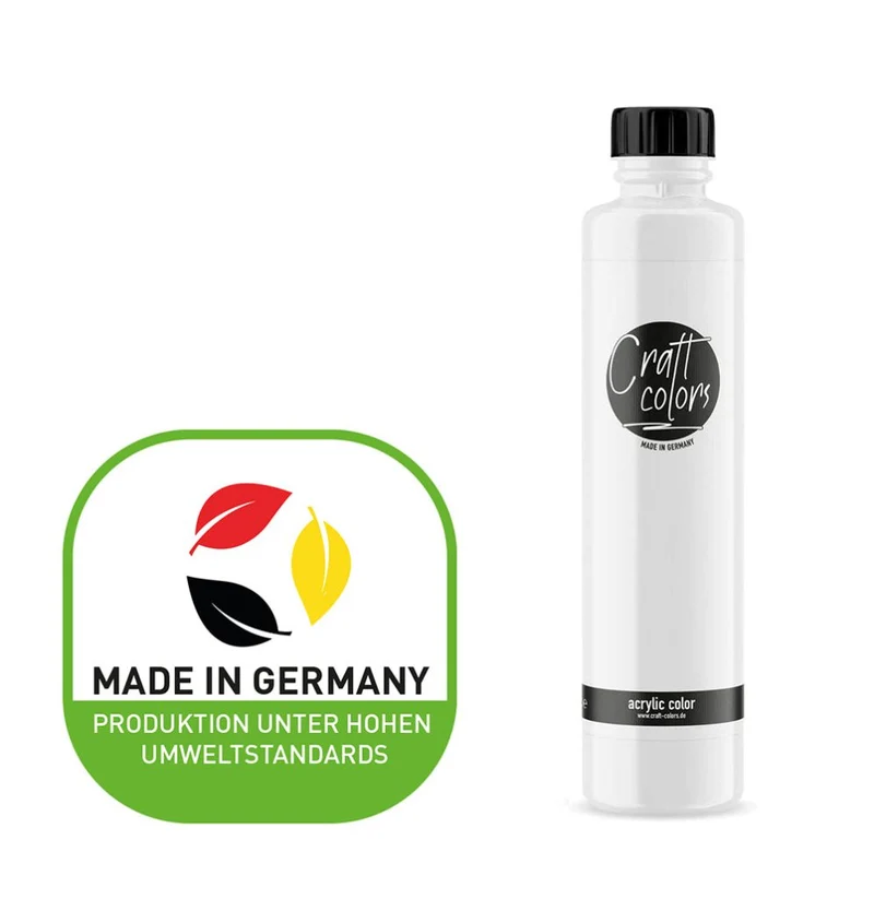 Acrylfarbe Weiß | 750ml | Made in Germany