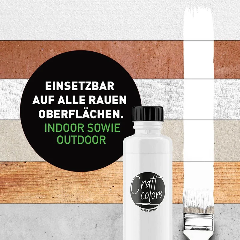 Acrylfarbe Weiß | 750ml | Made in Germany