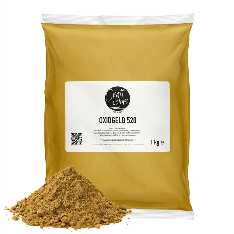 Pigment 1 kg | Eisenoxid Oxidgelb