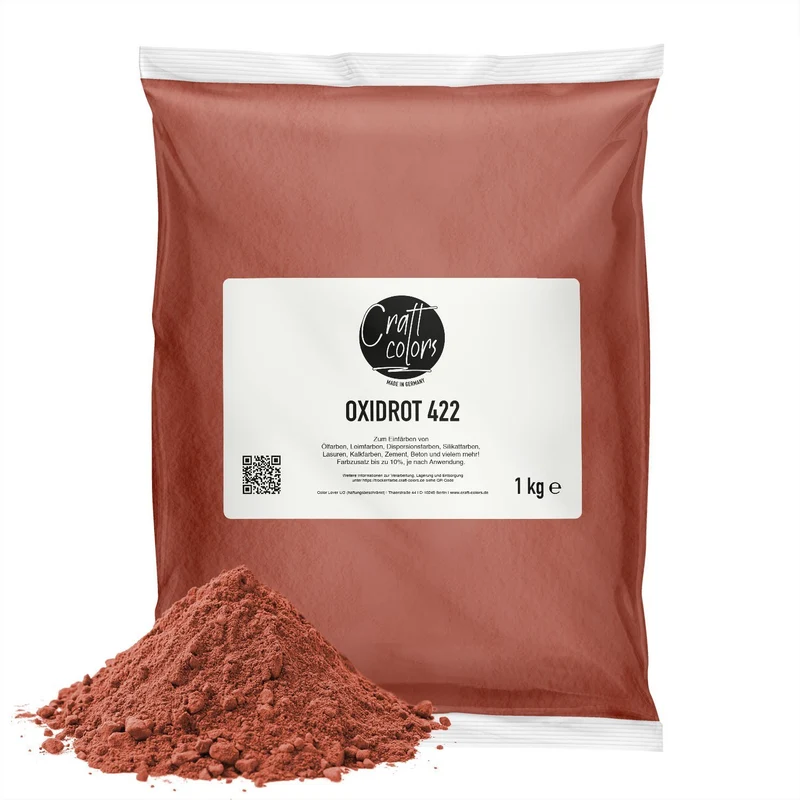 Pigment 1 kg | Eisenoxid Oxidrot
