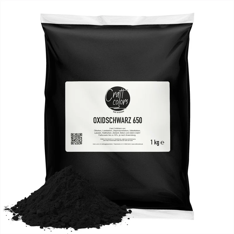 Pigment 1 kg | Eisenoxid Oxidschwarz