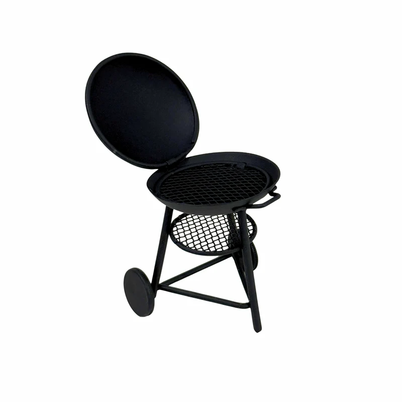 Rundgrill schwarz