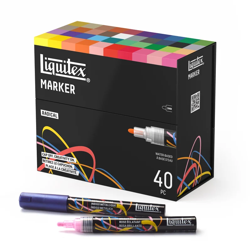 Liquitex - Marker Set 40x2mm, Radical