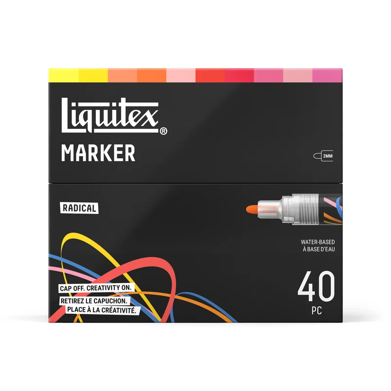 Liquitex - Marker Set 40x2mm, Radical