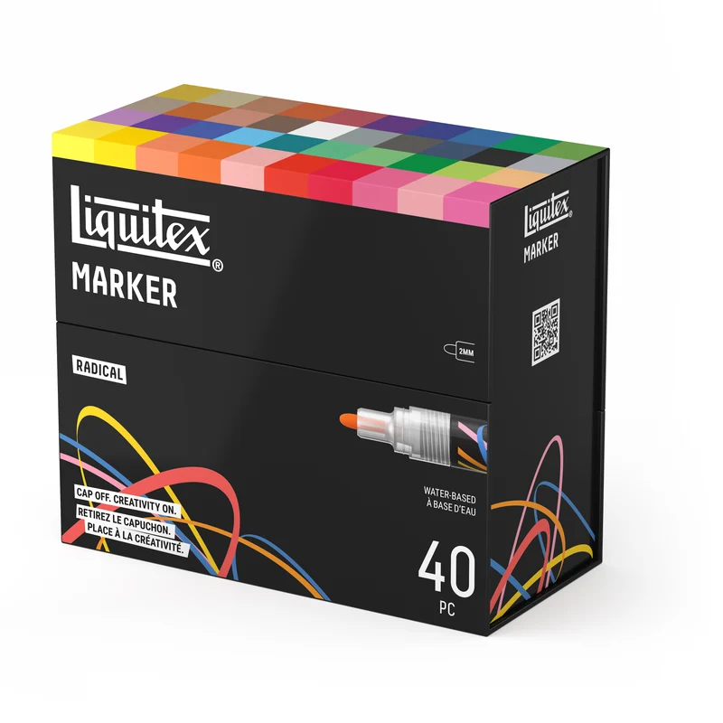 Liquitex - Marker Set 40x2mm, Radical