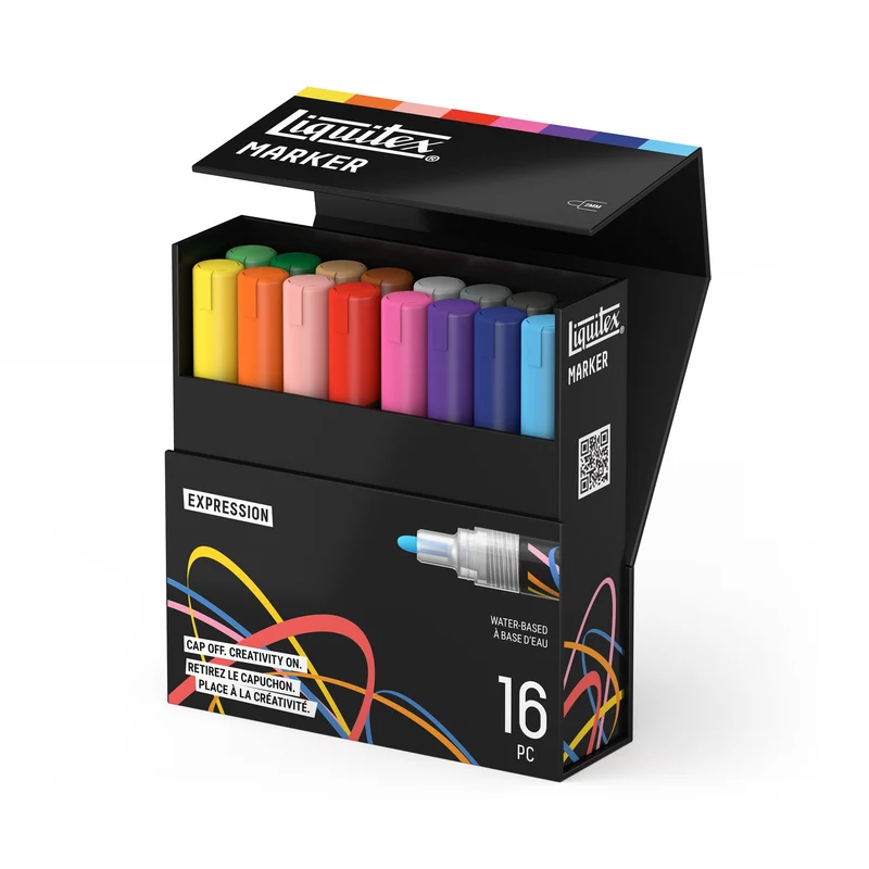 Liquitex - Marker Set 16x2mm, Expression