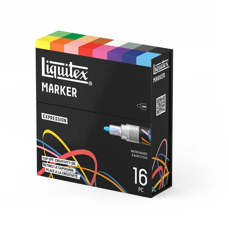 Liquitex - Marker Set 16x2mm, Expression