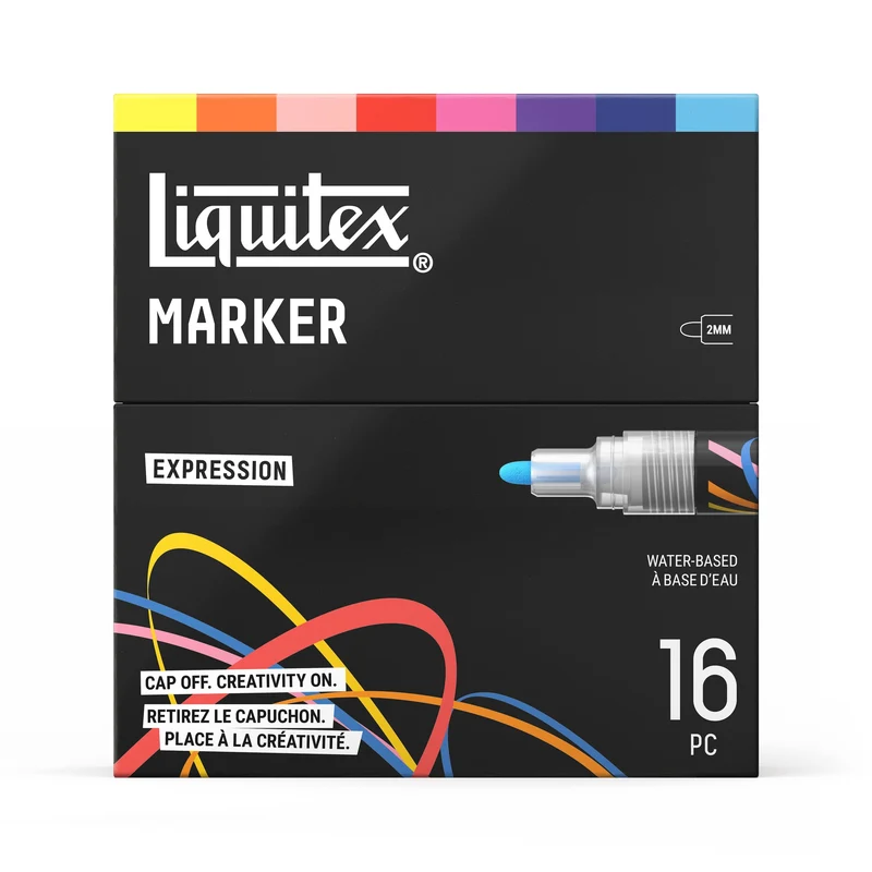 Liquitex - Marker Set 16x2mm, Expression