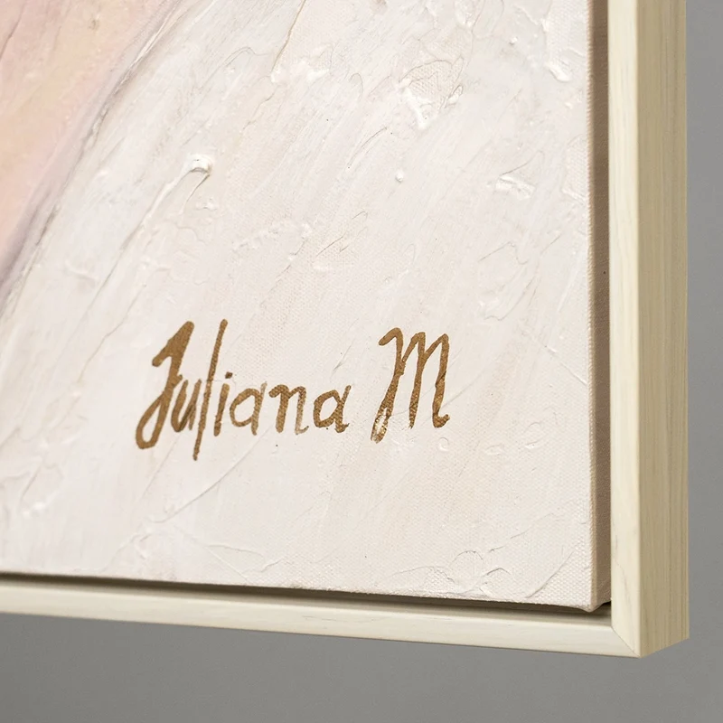 „Relax“ – abstraktes Triptychon in sanften Beige- und Grautönen