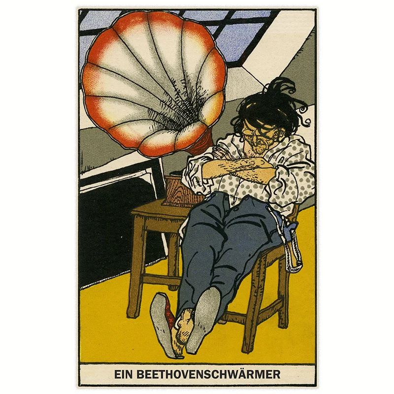 WW Postkarte - Beethovenschwärmer