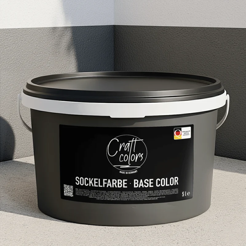 Sockelfarbe / Fassadenfarbe 5L | Schiefer – Nassabriebklasse 1