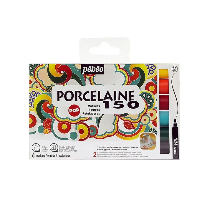 Porcelaine 150 POP Porcelain Markers, Set of 6