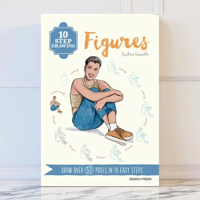 10 Step Drawing: Figures by Justine Lecouffe