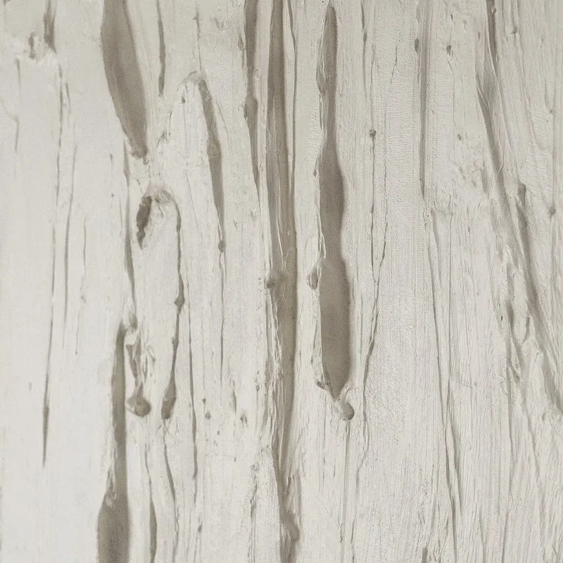 Handgemaltes abstraktes Strukturbild „Schleier" – 60x40 cm mit Rahmen