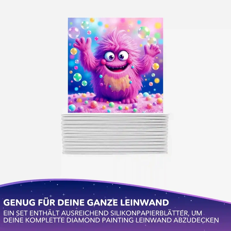 Silikonpapier-Set - Moni´s Live - Eckbert - 10x10cm