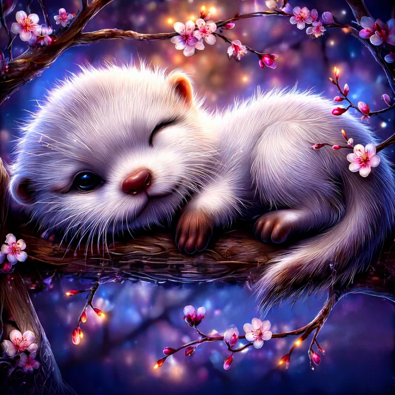 Diamond Painting - Frühlingsnacht