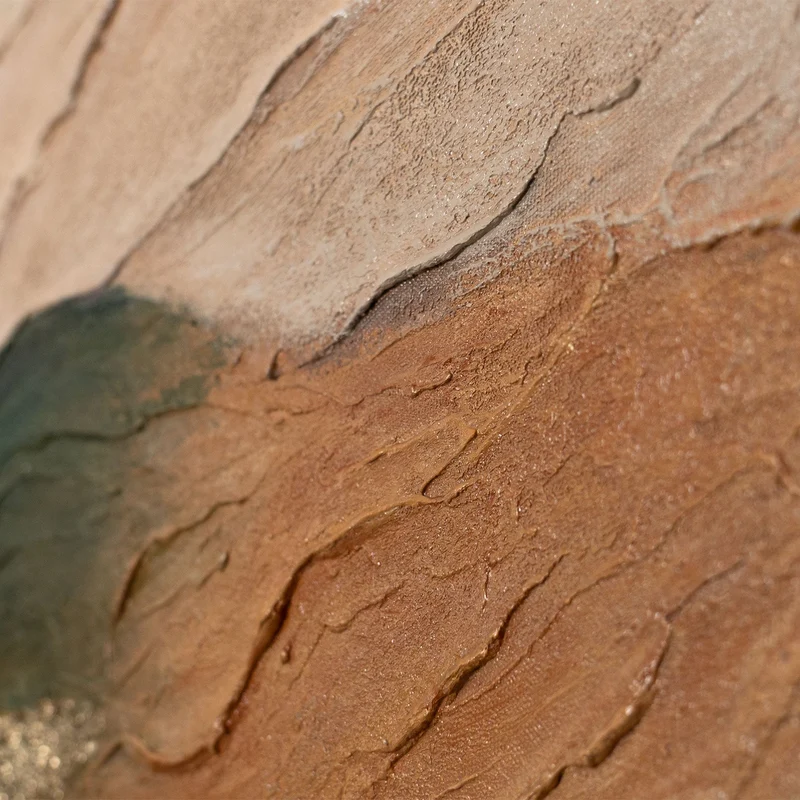 „Wellen des Horizonts“ – abstraktes Landschafts-Triptychon 3-teilig